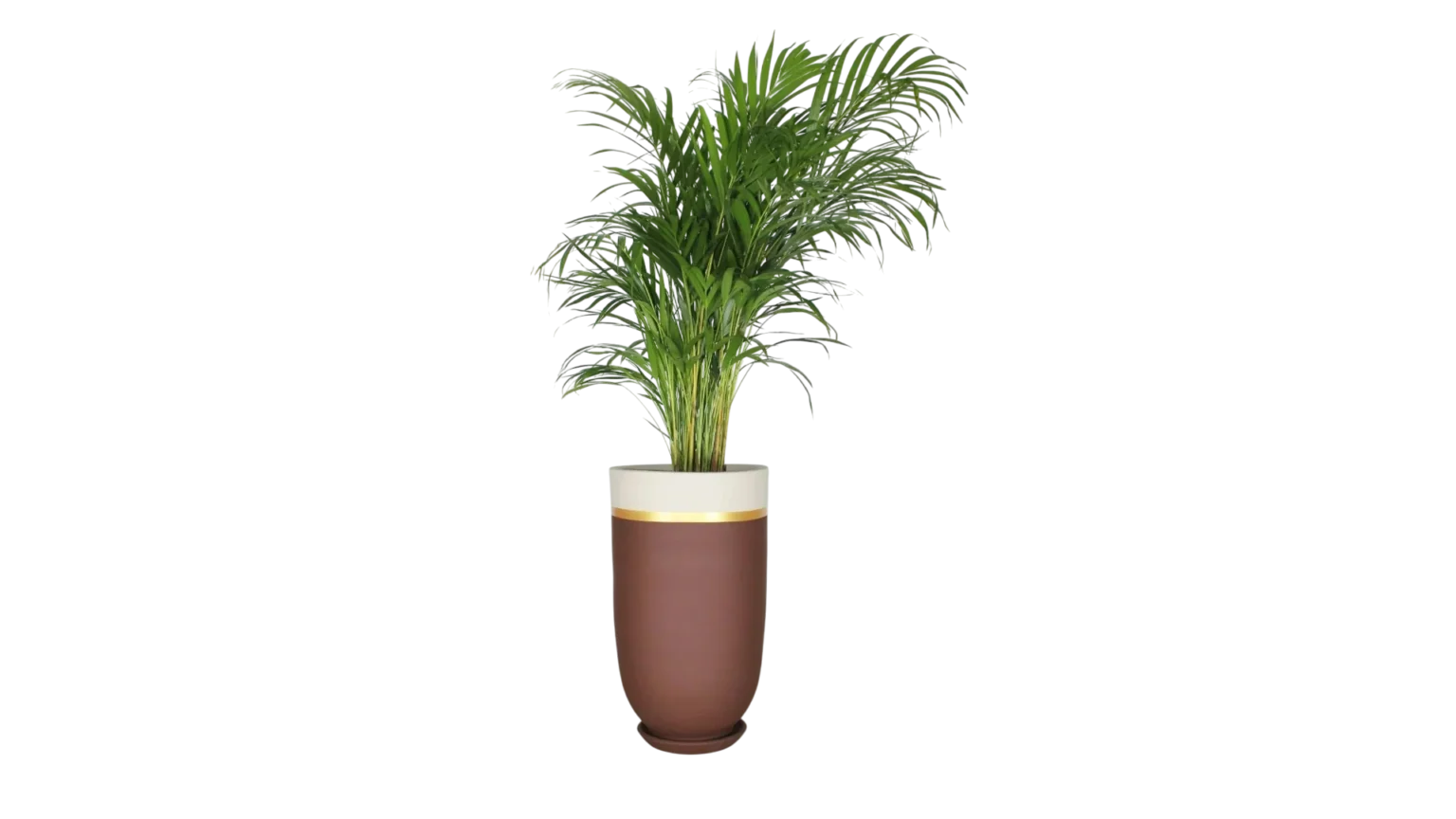 Brauner Blumentopf aus Ton