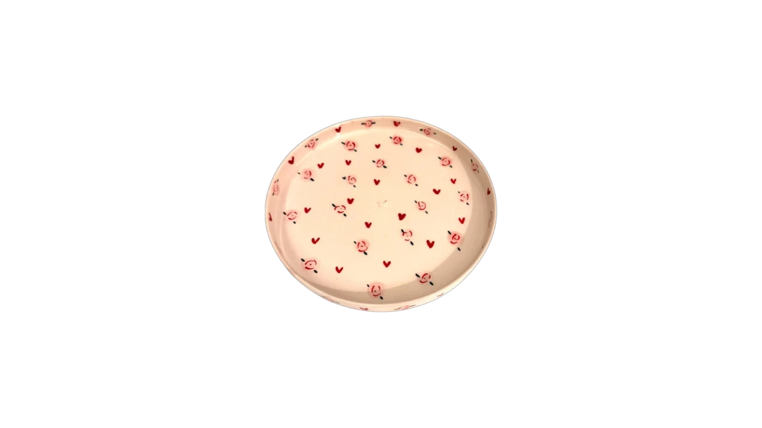 Rose-Dessertteller