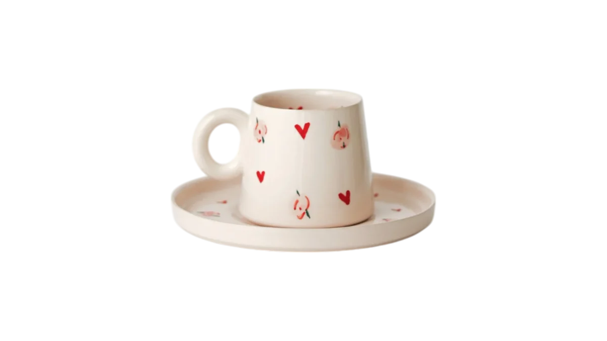 Rose – Türkische Kaffeetasse